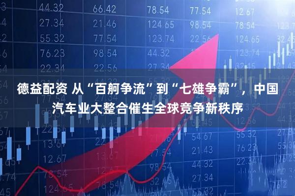德益配资 从“百舸争流”到“七雄争霸”，中国汽车业大整合催生全球竞争新秩序