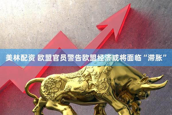 美林配资 欧盟官员警告欧盟经济或将面临“滞胀”